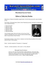 In martial arts, a kata combines individual moves into a sequenced pattern. Kihon Kata By Linden Huckle Issuu