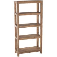 The ventilated plastic is durable, easy to clean, mold resistant and made from recycled material. 5 Levels Teak Shelf