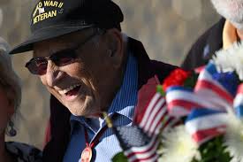 Veterans Day ceremony honors WWII veterans at memorial
