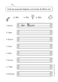 Viele themen zum thema farben zum bunt ausmalen. Drucke Selbst Kostenlose Arbeitsblatter Fur Das Fach Deutsch Zum Thema Begleiter Fur Die 1 Klasse Zum Ausdrucken