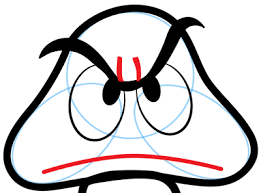 So, it's my first step. How To Draw Goomba From Nintendo S Super Mario Bros With Easy Step By Step Drawing Tutorial How To Draw Step By Step Drawing Tutorials Step By Step Drawing Drawings Mommy Crafts