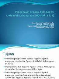 Also known as the national antidrugs agency (nada) in english term. Pengenalan Kepada Akta Aadk 2004