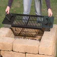Fire pits cast a flickering glow that provides a relaxing place for stimulating conversations or elegant dining. Drop In Grate For Campfire Ring