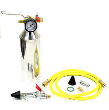 A C Air Conditioner System Flush Canister Gun Kit W Gauge R12 R22 R134a 404 502 Econosuperstore