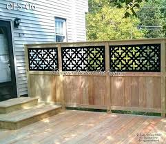 Metal Privacy Screen Fence Decorative Panel Wall Art Outdoor Or Indoor 06 Fence Design Privacy Fence Designs Backyard Fence Decor