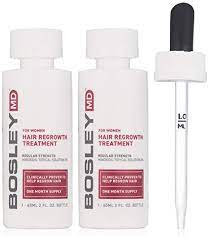 Related reviews you might like. Amazon Com Bosley Hair Regrowth Treatment Regular Strength By For Women 2 X 2 Oz Treatment 2count Premium Beauty