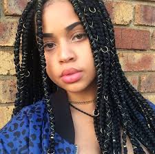 From Straight Hair To Box Braids The Afro Latina Interloper Un Ruly Box Braids Hairstyles Box Braids Styling African Braids Hairstyles