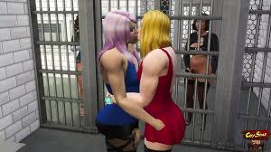 Two Gay crossdressers fucked in jail -WickedWhims | xHamster