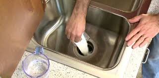 a clogged kitchen garbage disposal