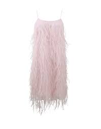 Ostrich Feather Mini Slip Dress Marissa Collections Feather Dress Short Mini Slip Dress Feather Dress