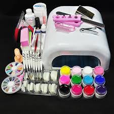 Aliexpress Com Buy Top Quality Acrylic Nail Kit With 36w Uv Lamp And 12 Colors Uv Gel Polish Set Practice Fi Acrylic Nail Kit Diy Nail Art Tools Gel Nail Kit