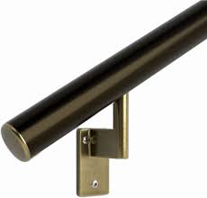 Pontoonstuff.com offers replacement furniture, parts, accessories, and flooring. Buy 10 Ft Handrail Kit Shipped In 2 Pieces With Splice Architectural Bronze Anodized Aluminum With 5 Antique Brass Wall Brackets And Endcaps 1 6 Round Online In Turkey B087zp9k8g