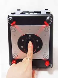 By default the lock safe code is set to 0000. Imitation Fingerprint Recognize Money Box Large Capacity Piggy Bank Mini Safe Box Perfect Gift Color Random