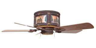Black airborne breeze silent 48 (1220mm) abs ac ceiling fan with 24w led light and remote 2 product variations. Copper Canyon Timber Creek Ceiling Hugger Fan Rustic Lighting Fans