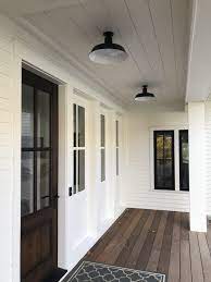 Lighting it up is not as simple. Lighting For Porches House With Porch Porch Lighting Farmhouse Exterior