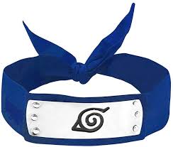 Mingzuo Naruto Cosplay Diadema Ninja Konoha Azul Amazon Es Deportes Y Aire Libre
