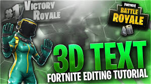Discover 3d models for 3d printing related to fortnite. How To Edit Fortnite Colourful 3d Text Fortnite Element 3d Tutorial Youtube