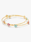flower bangle set myosotis