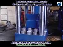 Metal Chip Vertical Briquetting Press Machine for MS/Cast  Iron/Aluminum/Copper Dust