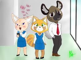Aggretsuko Fenneko Retsuko Haida By Binariox On Deviantart Facebook gives people the power to share and makes. aggretsuko fenneko retsuko haida by