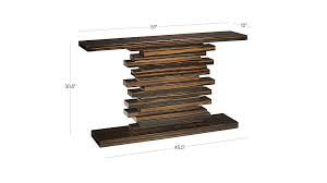 Image With Dimension For Stack Hi Gloss Wood Console Table Modern Console Tables Wood Console Wood Console Table