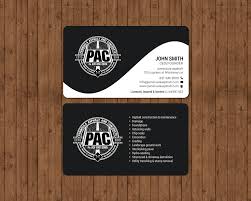 Search for construction business card. Masculine Bold Contractor Business Card Design For Peninsula Asphalt And Concrete By Chandrayaan Creative Design 18056812