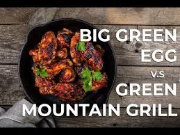 Sweet, sticky chicken wings, spiced with sumac and sprinkled with toasted sesame seeds. Chicken Wings On The Big Green Egg Vs Green Mountain Grill Youtube