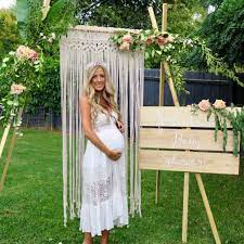 Since Months After And Before The Birth Of Your Baby Is Often Fast Paced Step One Of The Preparing P Boho Baby Shower Hippie Baby Shower Backyard Baby Showers
