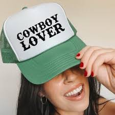 Coors Cowgirl Trucker Hat with Patches Western Cowgirl Buckle Bunny WITH  Hat Chain Tan