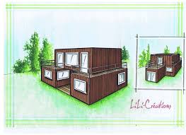 Maison Le Blog De Elise Fossoux Plans Maison Container Maison Container Plan Maison Contenaire