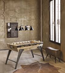 Baby Foot En Manguier Et Fonte Maisons Du Monde En 2020 Rangement Maison Maison Du Monde Panier Metal