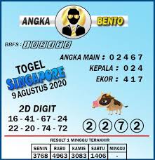 Prediksi Togel Singapore 9 Agustus Tahun 2020 Di 2020 Bento 25 Oktober 14 Oktober