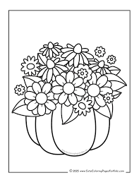 Flower Coloring Pages (Free Printable PDFs) - Cute Coloring Pages For Kids