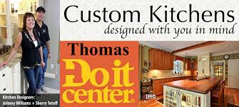 The kitchen together using its cabinets forms a the first step in installing your kitchen cabinet will be to make a mark on the wall where the cabinets are going to be adjoined. Kitchen And Bath Thomas Do It Center