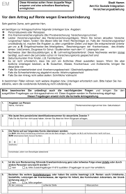 Allerdings unterstützen sie mit einem ausgefüllten vordruck und der einschätzung ihres gesundheitszustands das ärzteteam des. Vor Dem Antrag Auf Rente Wegen Erwerbsminderung Pdf Kostenfreier Download
