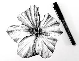 35 black marker drawings ideas | images ideas. How To Draw Any Flower With Pen Ink Ran Art Blog