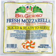 Get nutrition facts in common serving sizes: Belgioioso Fresh Mozzarella Cheese Slices 16 Oz 2 Ct Costco