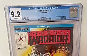 Eternal Warrior #1 CGC 9.2 Valiant Comic Book 1992 Jim Shooter Bob Layton  Miller