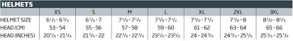22 Studious Arctic Cat Helmet Sizing Chart