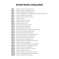 Depuis 2 mois, les artistes se sont lancés à tour de rôle un défi sur les réseaux sociaux : 30 Day Music Challenge Musique