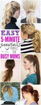 The Easiest Pretty Ponytail Ideas Pretty Ponytails Cute Ponytails Mom Hairstyles