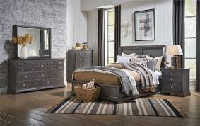 The Georgetown Bedroom Collection Is Finished In A Dark Grey For A Traditional Feel Clean Lines Balance This King Bedroom Sets Bedroom Sets Queen Bedroom Sets