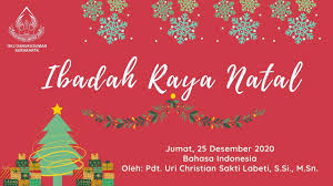Ada berbagai cara untuk merayakan dan meramaikan natal 2020. Ibadah Raya Natal 25 Desember 2020 Bahasa Indonesia Baptis Youtube
