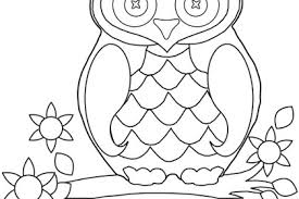 Gambar sketsa burung hantu untuk kolase. Gambar Burung Hantu Untuk Kolase Kertasbulat