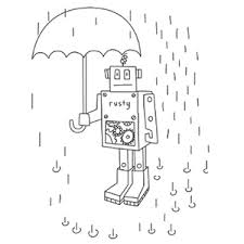 This space robot has many devices and buttons. Printable Coloring Pages Mr Printables