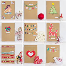 Stick two sheets of paper together. Homemade Christmas Card K4 Craft