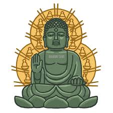 奈良の大仏２：イラスト無料