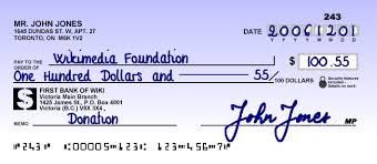 The issuer does this in order to delay payment to the recipient, while the recipient may accept it simply because the check represents a firm date on which it will be. Check Kiting Wikipedia