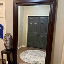 I talked about these diy bathroom mirror frame options on fox 26 houston. How To Secure A Heavy Leaning Mirror To The Wall Love Our Real Life