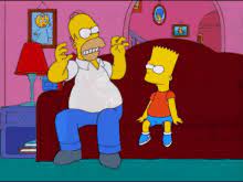 This gif by the simpsons has everything: Homer Choking Gifs Tenor